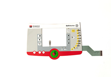 醫(yī)用除顫器防菌薄膜開關(guān)