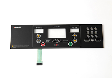 LANDICE跑步機不銹鋼背板薄膜開關(guān)