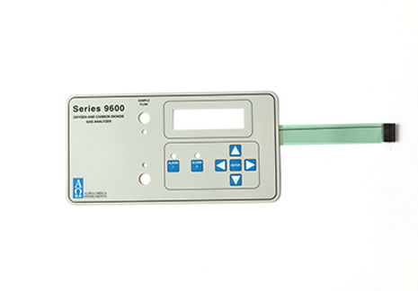 氣體分析儀薄膜開(kāi)關(guān)