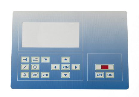 網(wǎng)點(diǎn)漸變色薄膜開關(guān)