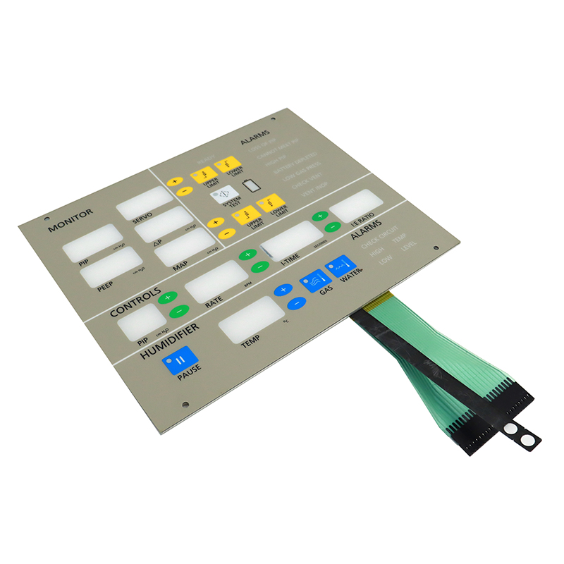 薄膜開關(guān)面板廠家軌道交通色澤光潤(rùn) 